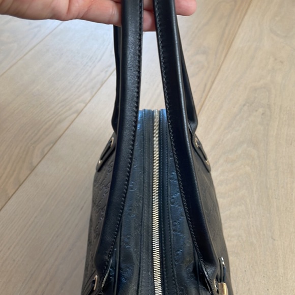 Gucci Black Guccissima Leather Princy Boston Bag with duster bag - Picture 15 of 16